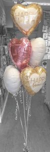 bunch of 6 anniversary balloons - Tamworth