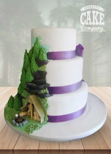 Camping reveal wedding cake outdoors countryside novely Tamworth West Midlands Staffordshire