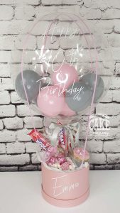 40th birthday pink grey hot air balloon gift - Tamworth
