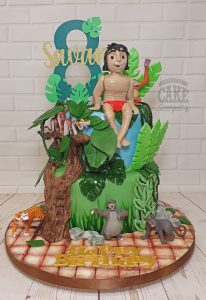 jungle book two tier birthday cake - Tamworth