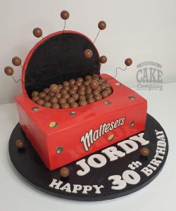Maltesers box novelty cake - Tamworth
