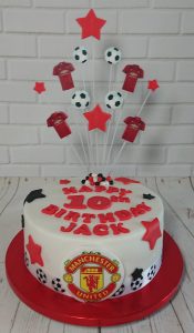Manchester united Man U birthday cake - tamworth