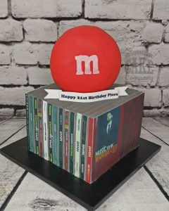 M and M on Enimen CDs novelty cake - tamworth