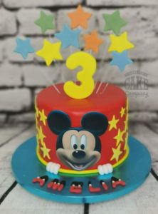 mickey mouse starburst cake - Tamworth