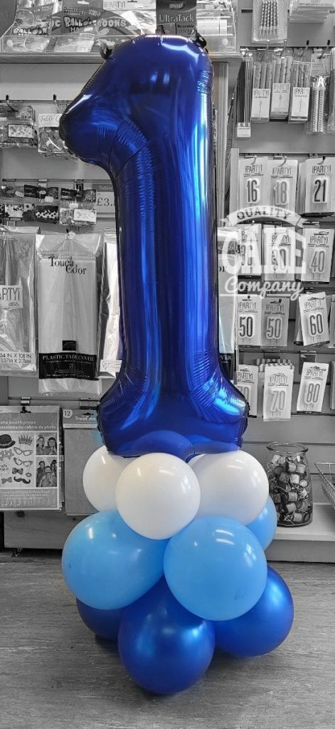 Bluey 1st Birthday Party Supplies Balloon Bouquet Decorations With Paw  Prints 