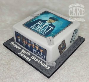 large Peaky Blinders photo cake - tamworth