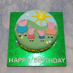 peppa pig family birthday cake - Tamworth
