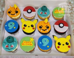 pokemon theme cupcakes - tamworth