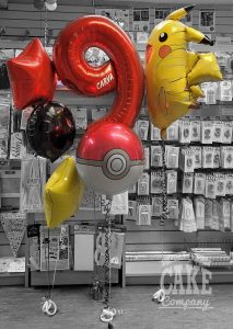 children's 9th birthday pokemon theme balloons - tamworth