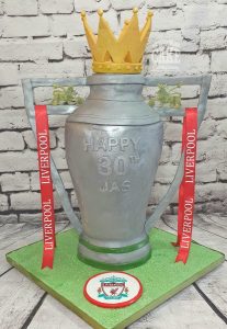 premier league trophy novelty cake - Tamworth