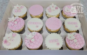 pretty pink 65th birthday cupcakes - Tamworth