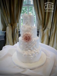 Rose petal explosion cake wedding Tamworth West Midlands Staffordshire