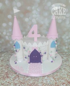 small princess castle birthday cake - Tamworth