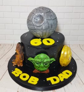 Star wars death star 60th birthday cake - Tamworth