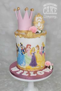tall princess crown cake - Tamworth
