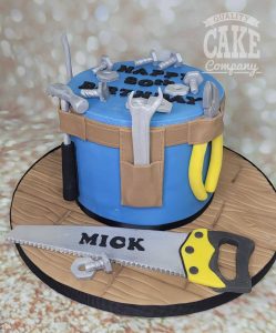 tool belt theme cake - tamworth