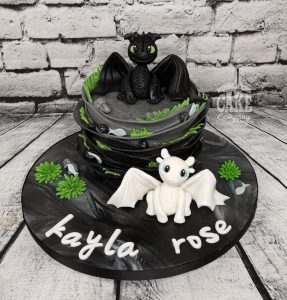 toothless how to train dragon cake - tamworth