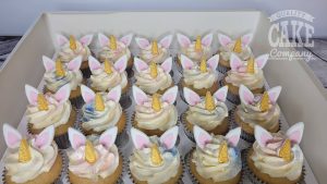 Unicorn horn ears cupcakes - Tamworth