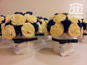Wedding Cupcake Centre Pieces flower pots Tamworth West Midlands Staffordshire