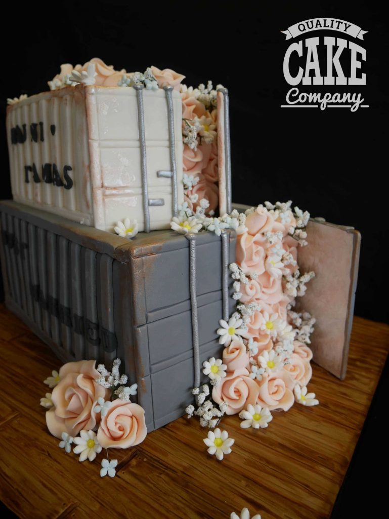 Chocolate and Fresh Strawberry Wedding Cake Stock Photo - Alamy