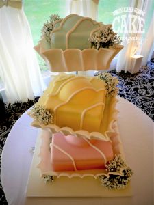 Wedding three fondant fancies novelty cake Tamworth West Midlands Staffordshire