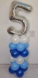 5th birthday balloon column - Tamworth