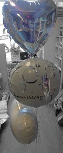diamon anniversary balloon bunches - Tamworth