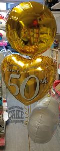 50th golden anniversary balloons - Tamworth