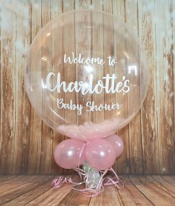 baby shower feather bubble balloon - Tamworth