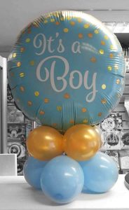 its a boy balloon table display - Tamworth
