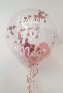 18th birthday confetti bubble balloon - Tamworth