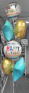 bunch of 6 birthday balloons - Tamworth