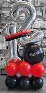 age 12 birthday balloon display - Tamworth