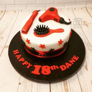 hairdresser theme birthday cake - Tamworth