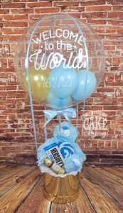 hot air balloon gift new baby - Tamworth