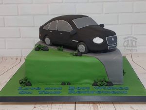 Jaguar model car on cake - Tamworth