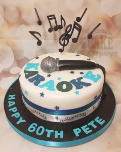 karaoke theme birthday cake - Tamworth