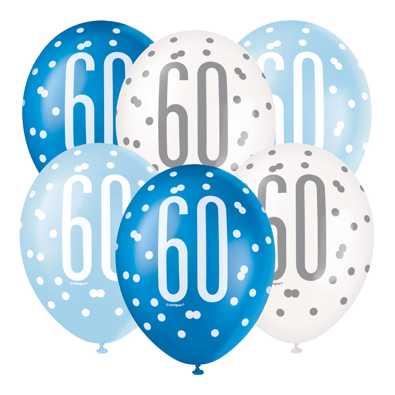 60th Birthday Balloons & Decorations - Quality Cake Company