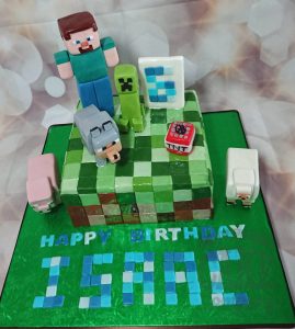 Minecraft cake tamworth