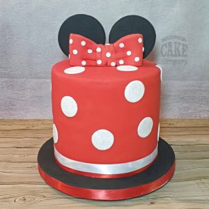 minnie mouse inspired dots cake - Tamworth
