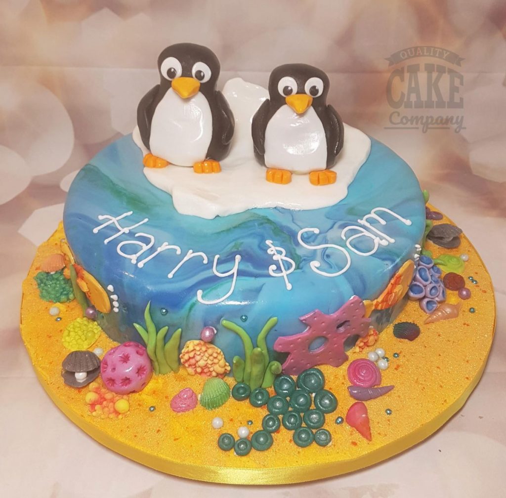 penguin theme cake - Tamworth