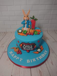 Pater Rabbit 1st birthday cake - Tamworth