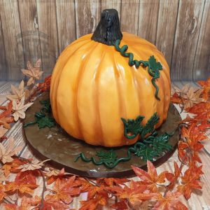 pumpkin novelty shaped cake - tamworth