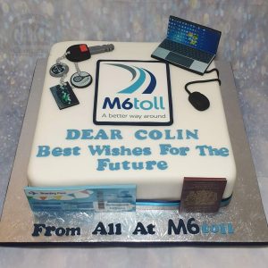 m6 toll retirement cake - Tamworth