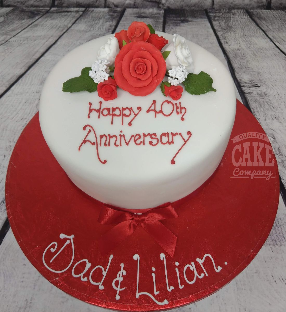 Anniversary Cakes - Quality Cake Company Tamworth