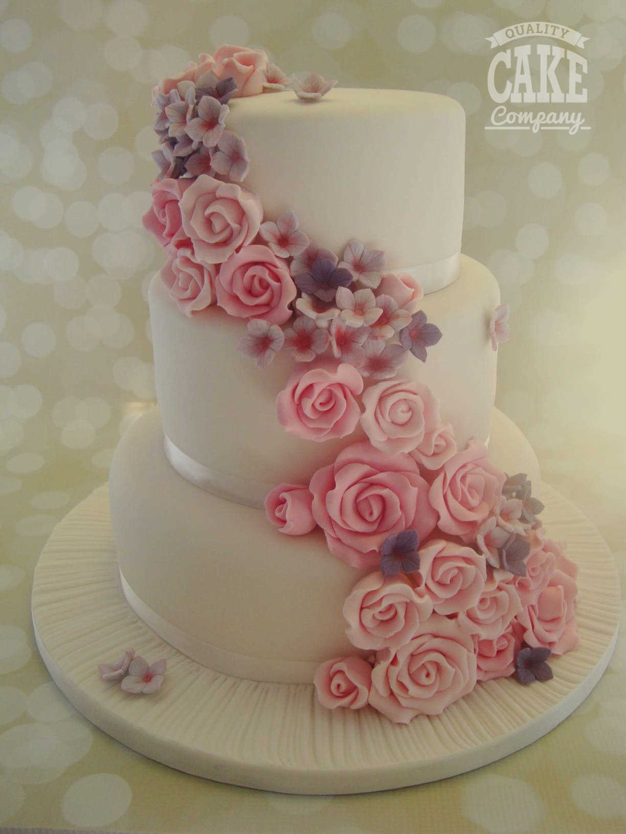 Pink Wedding Cakes - Quality Cake Company