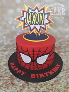 spiderman cake with cool topper - Tamworth