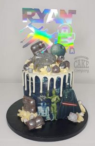 star wars theme drip cake - Tamworth
