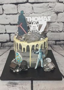 star wars theme drip cake - Tamworth