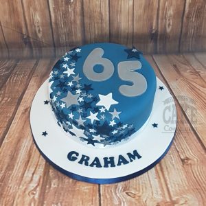 simple stars birthday cake - Tamworth